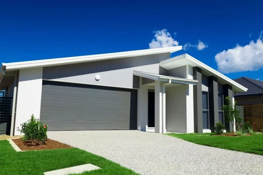 House with a concrete driveway