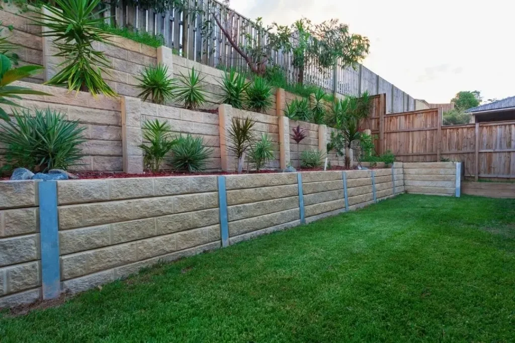 concrete sleeper retaining walls